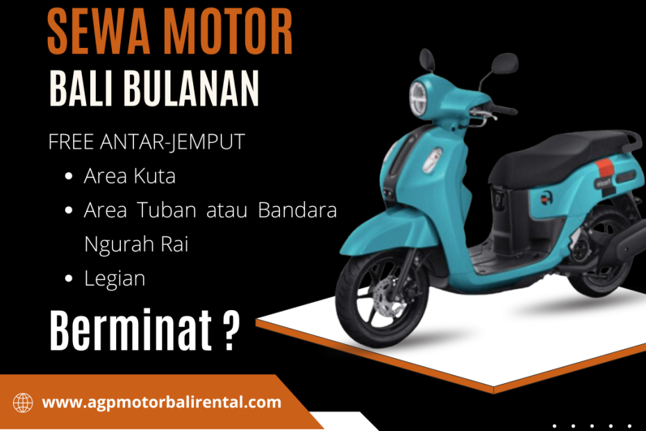 sewa motor bali bulanan