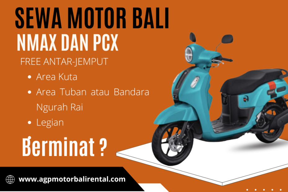 Sewa Motor Bali Nmax dan PCX