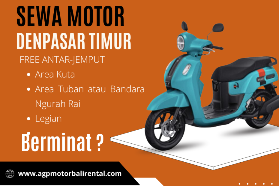 sewa motor Denpasar Timur