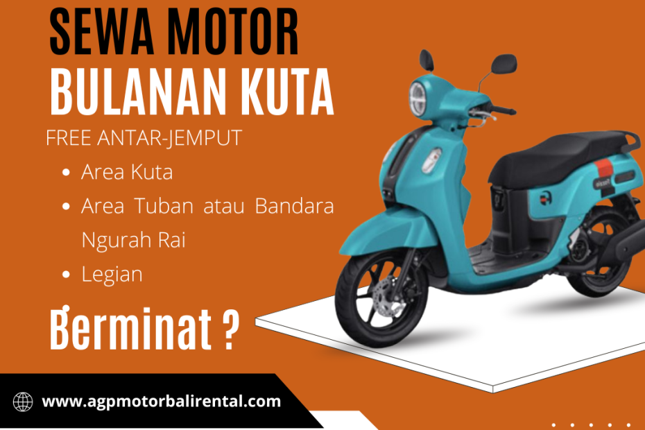 Sewa Motor Bulanan Kuta
