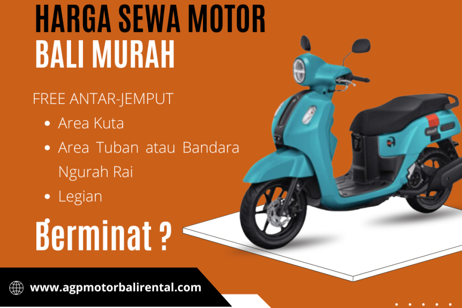 Harga Sewa Motor Bali Murah