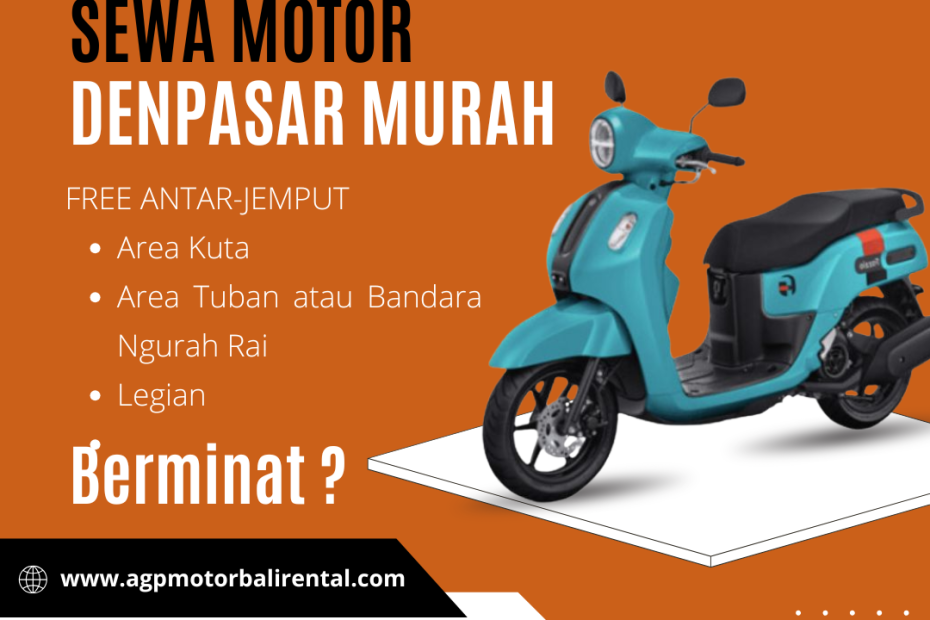 Sewa Motor Denpasar Murah