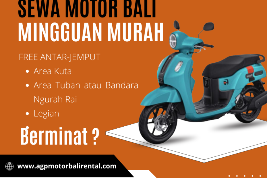 Sewa Motor Bali Mingguan Murah