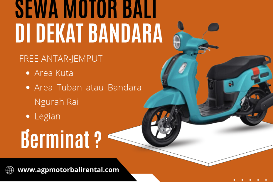 Sewa Motor Bali di Dekat Bandara