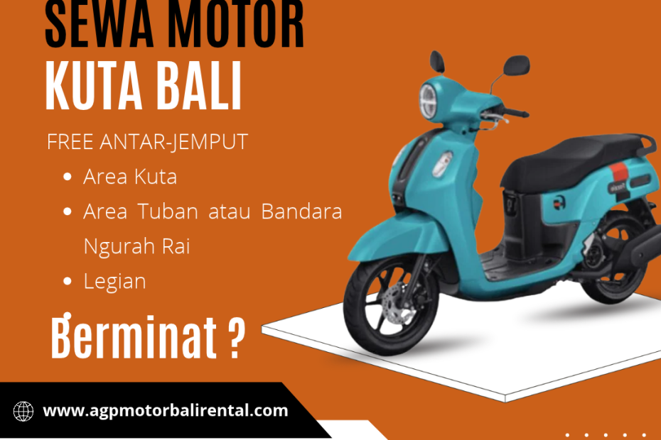 Sewa Motor di Kuta Bali