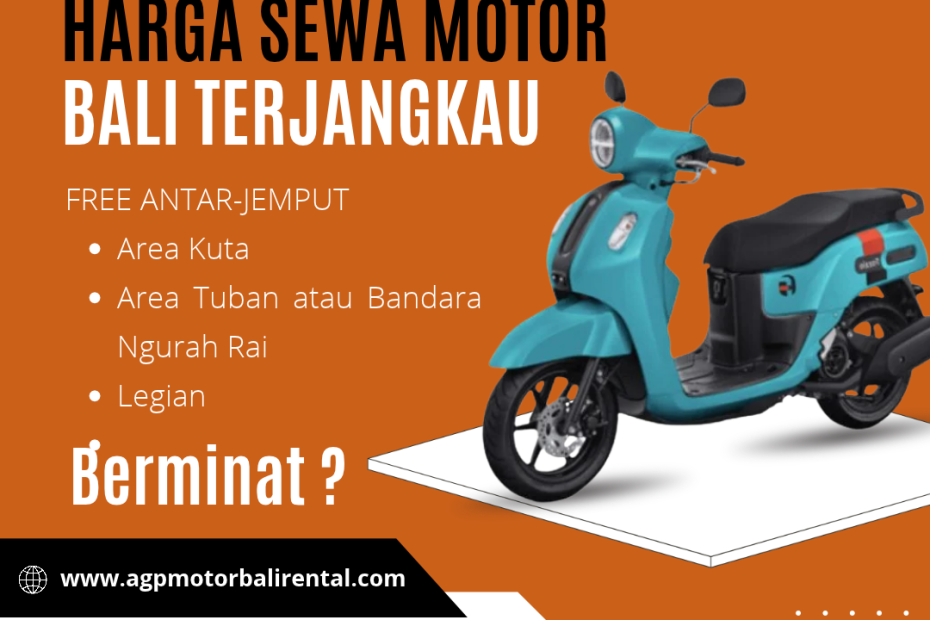 Harga Sewa Motor Bali Terjangkau